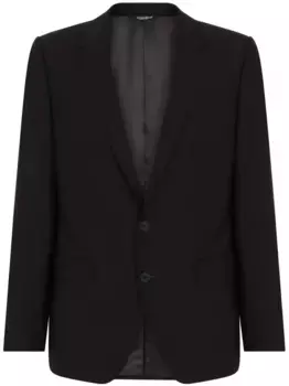 Костюм с однобортным пиджаком DOLCE & GABBANA, синий