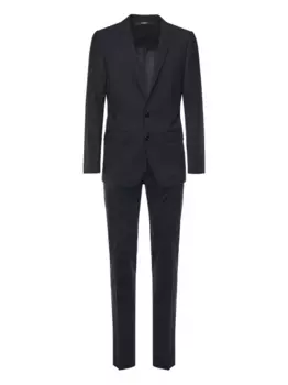 Костюм с однобортным пиджаком DOLCE & GABBANA, синий