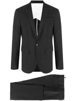 Костюм с однобортным пиджаком DSQUARED2, серый