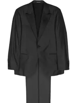 Костюм с однобортным пиджаком EMPORIO ARMANI, серый