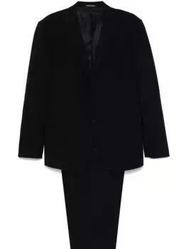Костюм с однобортным пиджаком EMPORIO ARMANI, синий