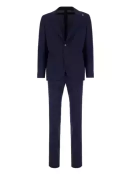 Костюм с однобортным пиджаком L.B.M. 1911, синий