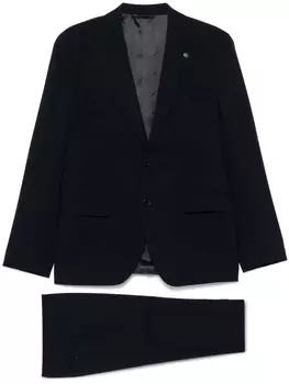 Костюм с однобортным пиджаком Manuel Ritz, синий