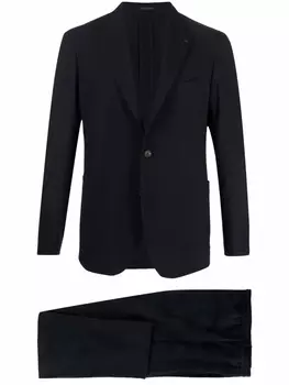 Костюм с однобортным пиджаком Tagliatore, синий