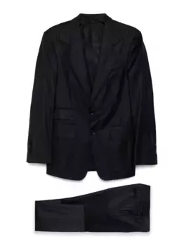 Костюм с однобортным пиджаком TOM FORD, синий