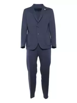 Костюм с однобортным пиджаком Tombolini, синий