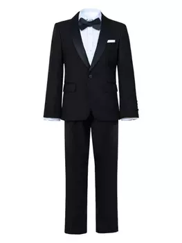 Костюм с шалевыми лацканами Moustache, черный