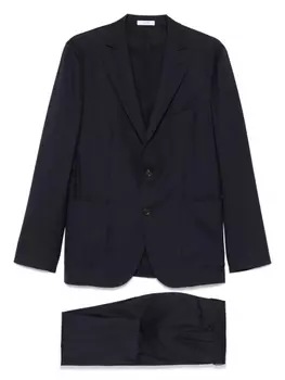 Костюм с заостренными лацканами Boglioli, синий