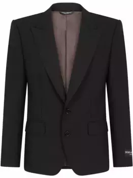 Костюм Sicilia с однобортным пиджаком DOLCE & GABBANA, черный