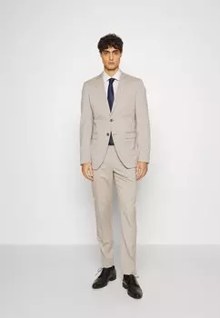 Костюм SLHSLIM MYLOLOGAN SUIT Selected Homme, бежевый