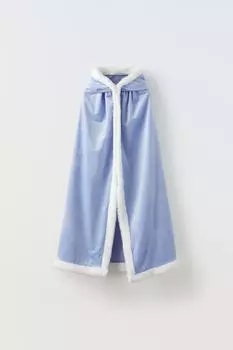 Костюм снежной принцессы накидка ZARA, синий