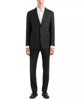 Костюм стандартного кроя Emporio Armani, черный