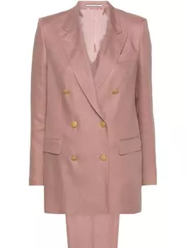 Костюм T-Jasmine с двубортным пиджаком Tagliatore, розовый