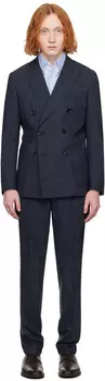 Костюм темно-синего цвета Slim-Fit BOSS, Medium blue