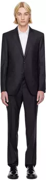 Костюм темно-синего цвета Slim-Fit BOSS, темно-синий