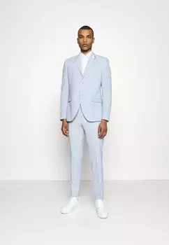 Костюм THE WEDDING SUIT SET Isaac Dewhirst, цвет blue melange