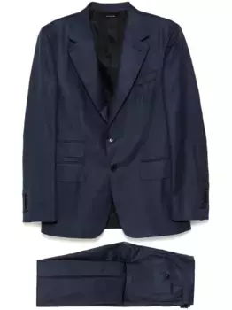 Костюм в клетку TOM FORD, синий