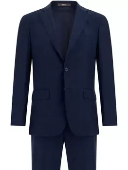 Костюм в тонкую полоску Boggi Milano, синий