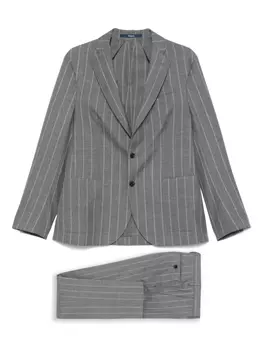 Костюм в тонкую полоску Drumohr, серый