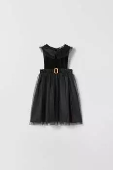 Костюм ведьмы из тюля ZARA, черный