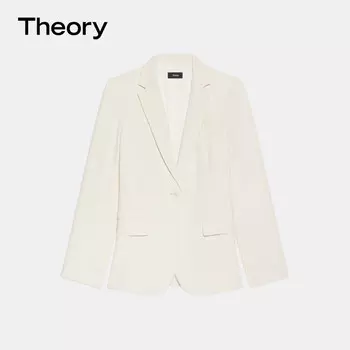 Костюм женский Theory на одной пуговице, кремовый