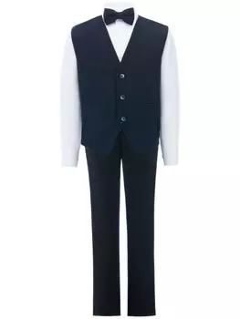 Костюм-жилет Benito с усами (комплект из четырех штук) Moustache, синий