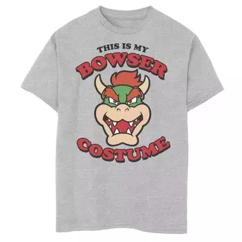 Костюмированная футболка Nintendo Super Mario Bowser для мальчиков 8–20 лет Licensed Character