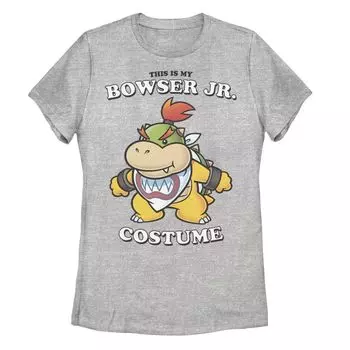 Костюмированная футболка с портретом Nintendo This Is My Bowser Jr. для юниоров Licensed Character