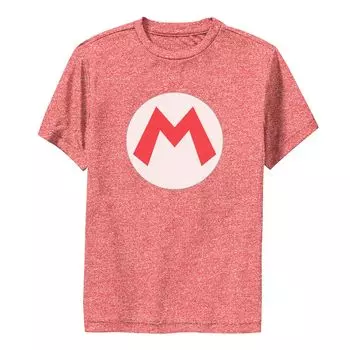 Костюмная футболка Nintendo Super Mario Icon для мальчиков 8–20 лет Licensed Character
