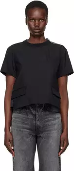 Костюмная футболка-пуловер sacai