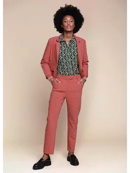 Костюмные брюки 4funkyflavours Keep On Grooving, цвет koralle/beige