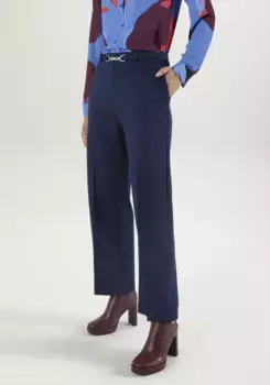 Костюмные брюки Aniston SELECTED из прочного эластичного трикотажа – НОВАЯ КОЛЛЕКЦИЯ, цвет морской волны