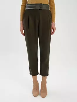 Костюмные брюки BGN, темно-зеленый