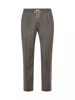 Костюмные брюки Boggi Milano Regular Pleated Pants, серо-коричневый