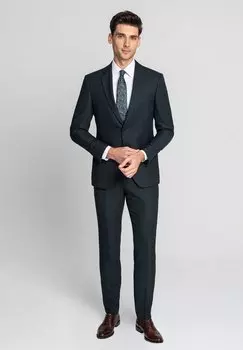 Костюмные брюки BORGIO, зеленый