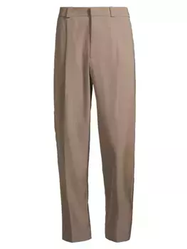 Костюмные брюки из смесовой шерсти Jantiber Acne Studios, серый