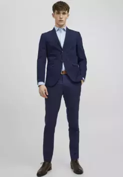 Костюмные брюки Jack & Jones "JPRFRANCO TROUSER NOOS", синий