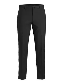 Костюмные брюки JACK & JONES Slim fit Pleated Pants JPRFRANCO TUX, черный