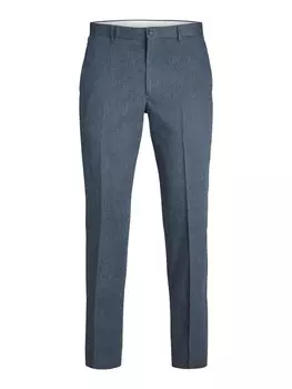 Костюмные брюки JACK & JONES Slim fit Pleated Pants RIVIERA, пыльно-голубой