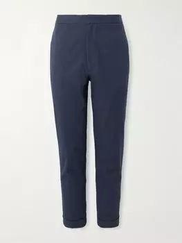 Костюмные брюки Joseph Tapered из хлопка и сирсакера OFFICINE GNRALE, темно-синий