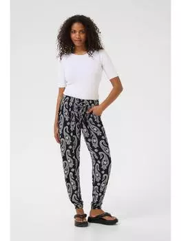 Костюмные брюки Kaffe, цвет black/chalk paisley