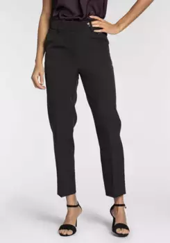 Костюмные брюки Laura Scott с загнутыми складками - НОВАЯ КОЛЛЕКЦИЯ, черный
