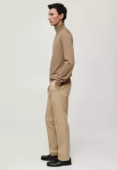 Костюмные брюки Mango, бежевый