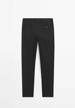 Костюмные брюки Massimo Dutti, черный