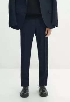 Костюмные брюки Massimo Dutti, цвет mottled dark blue