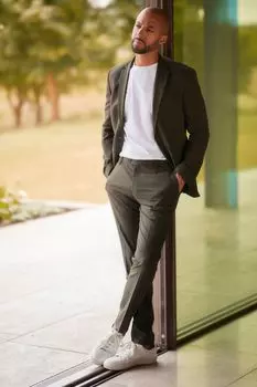 Костюмные брюки Motion Flex Next, зеленый