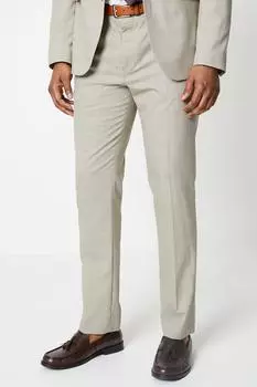 Костюмные брюки нейтрального цвета в клетку Pow Burton, нейтральный