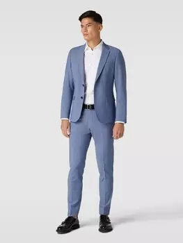 Костюмные брюки однотонного кроя Strellson, светло-голубой