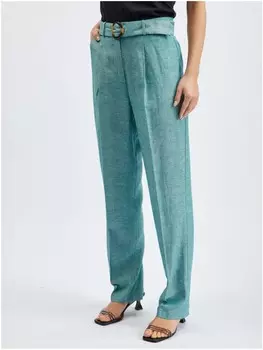 Костюмные брюки orsay, зеленый