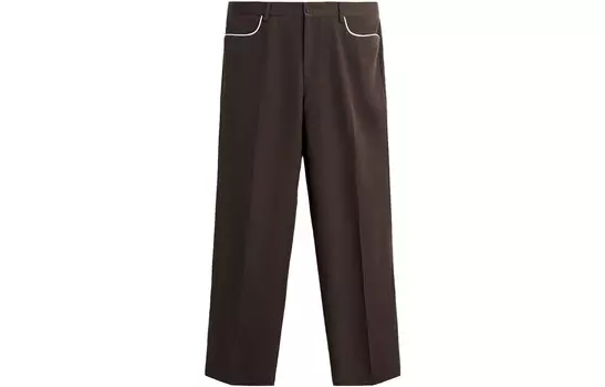 Костюмные брюки от Harry Lambert Cobrand, унисекс, коричневые Zara, коричневый